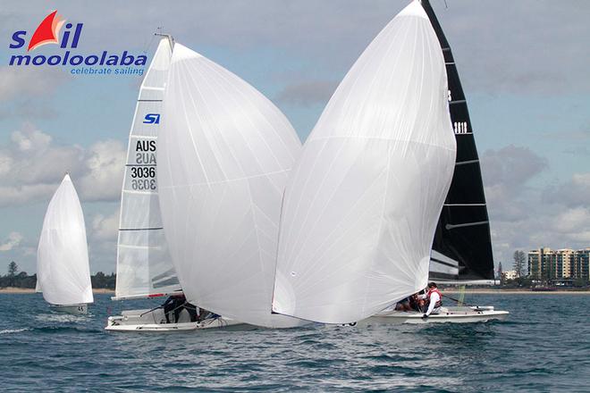 SB20 Nationals 2014. It was soft, shifty winds that tested the 12-boat fleet on Day one. © Teri Dodds